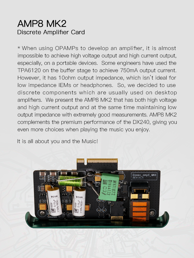 非常に高い品質 AMP8MK2 [Black] - iBasso Audio(アイバッソオーディオ) -  www.comisariatolosandes.com